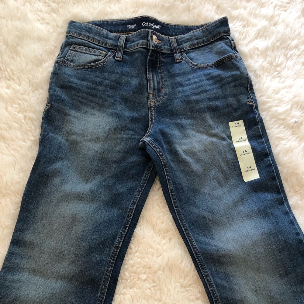 Straight leg boys jeans